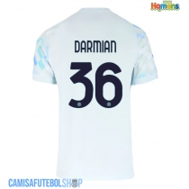 Camisa de time de futebol Inter Milan Matteo Darmian #36 Replicas 2º Equipamento 2025-26 Manga Curta